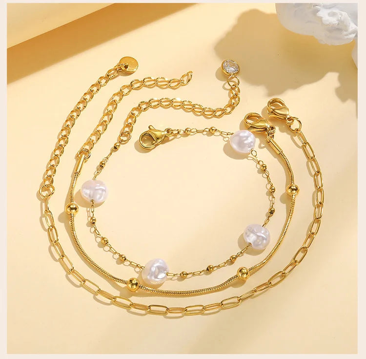 Alura Bracelets 
Waterproof Stainless Steel Chain Bracelets