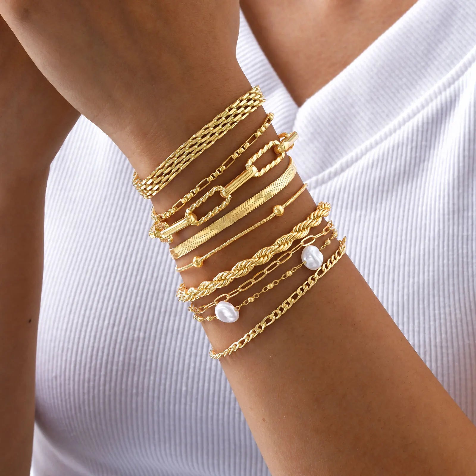 Alura Bracelets 
Waterproof Stainless Steel Chain Bracelets