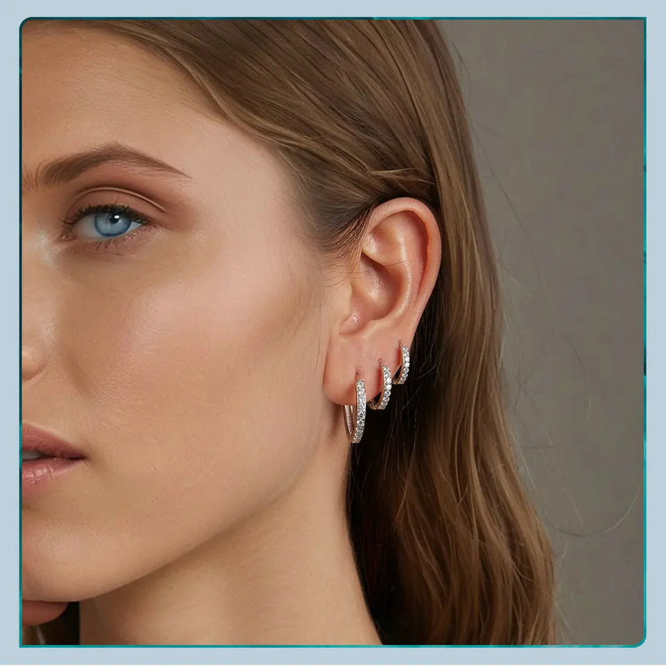 Classic Huggie Hoop Earrings