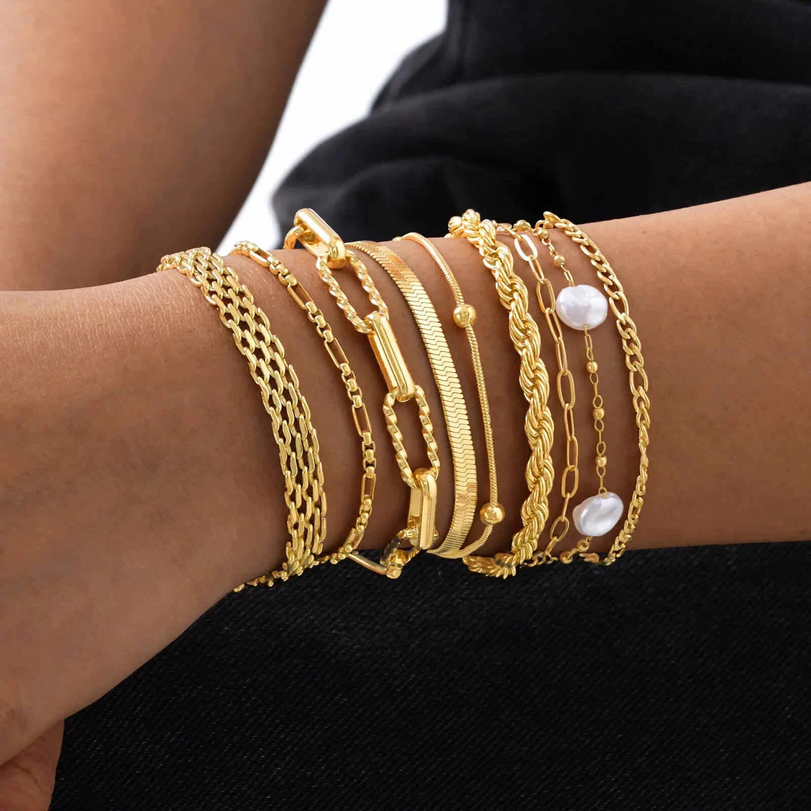 Alura Bracelets 
Waterproof Stainless Steel Chain Bracelets