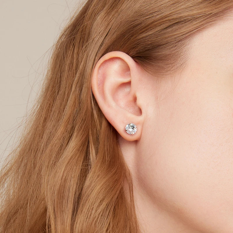 Stud Earrings 925 Sterling Silver