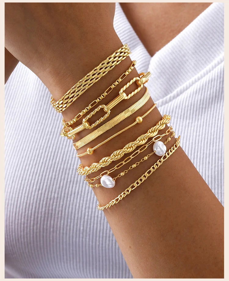 Alura Bracelets 
Waterproof Stainless Steel Chain Bracelets
