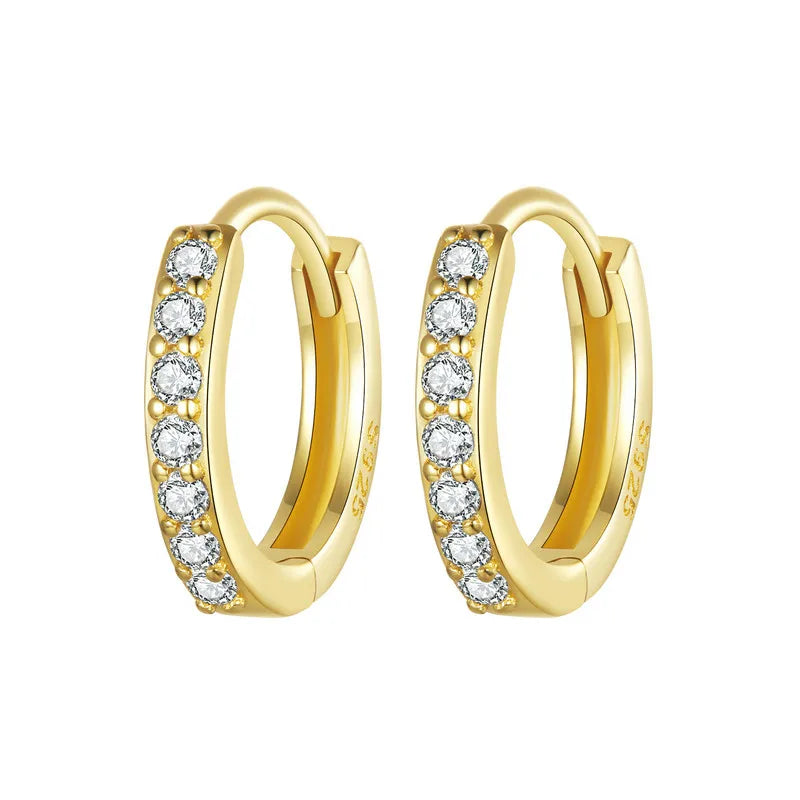 Classic Huggie Hoop Earrings