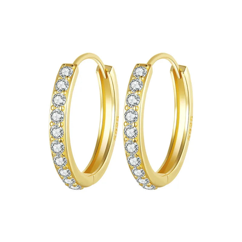 Classic Huggie Hoop Earrings