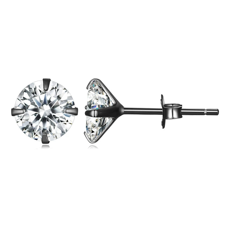 Stud Earrings 925 Sterling Silver