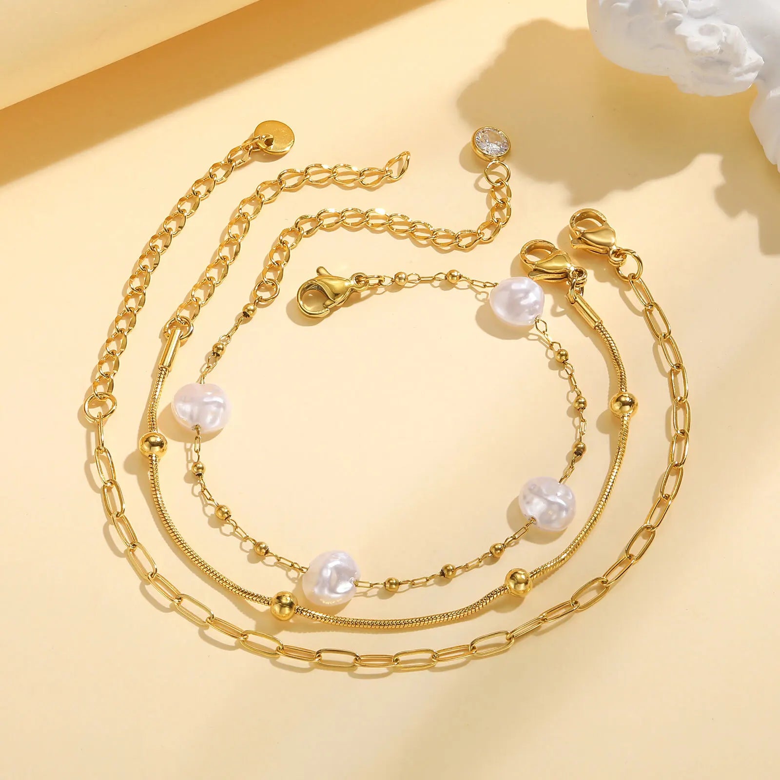 Alura Bracelets 
Waterproof Stainless Steel Chain Bracelets