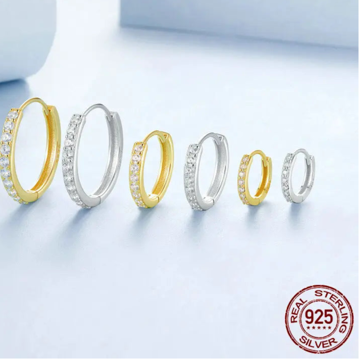 Classic Huggie Hoop Earrings
