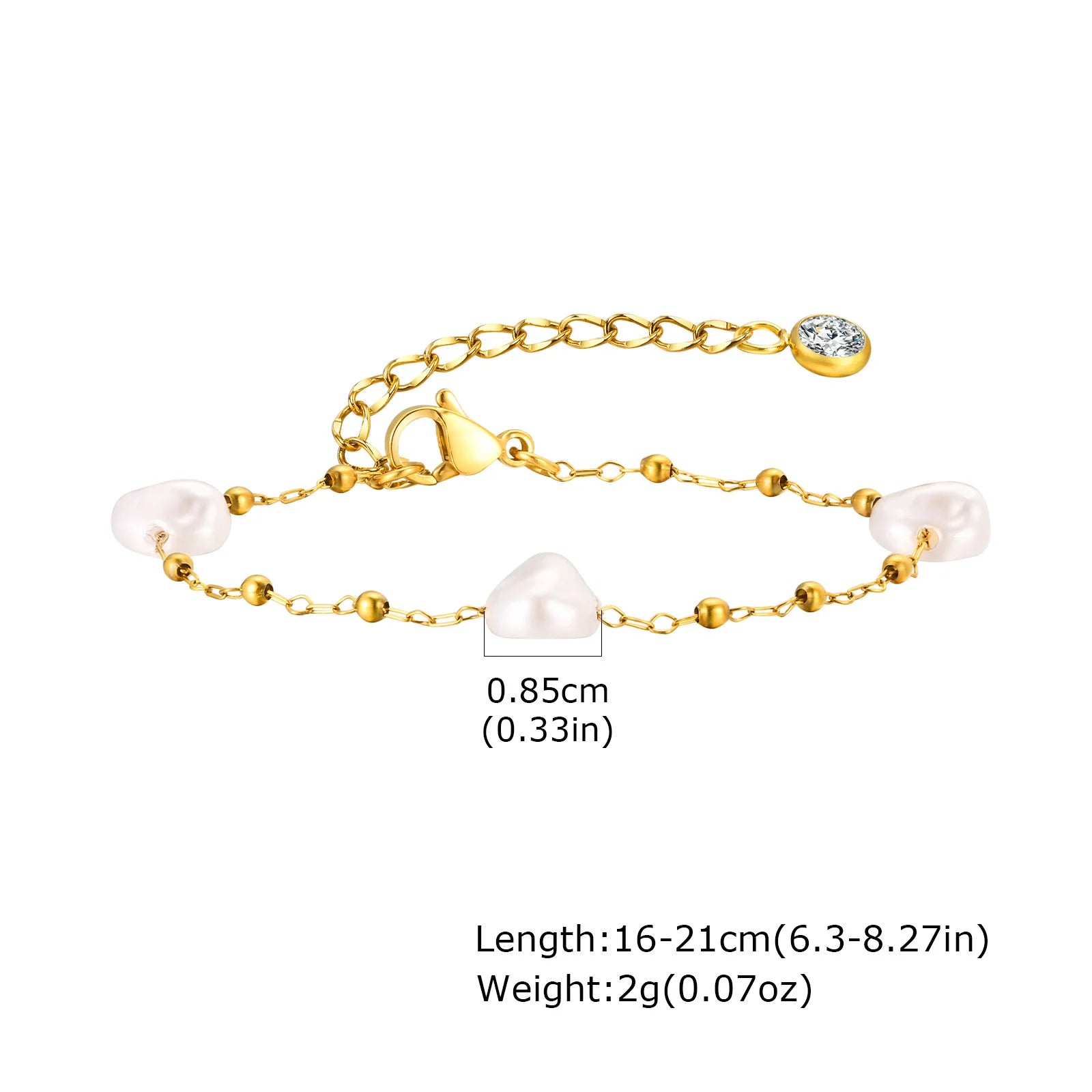 Alura Bracelets 
Waterproof Stainless Steel Chain Bracelets