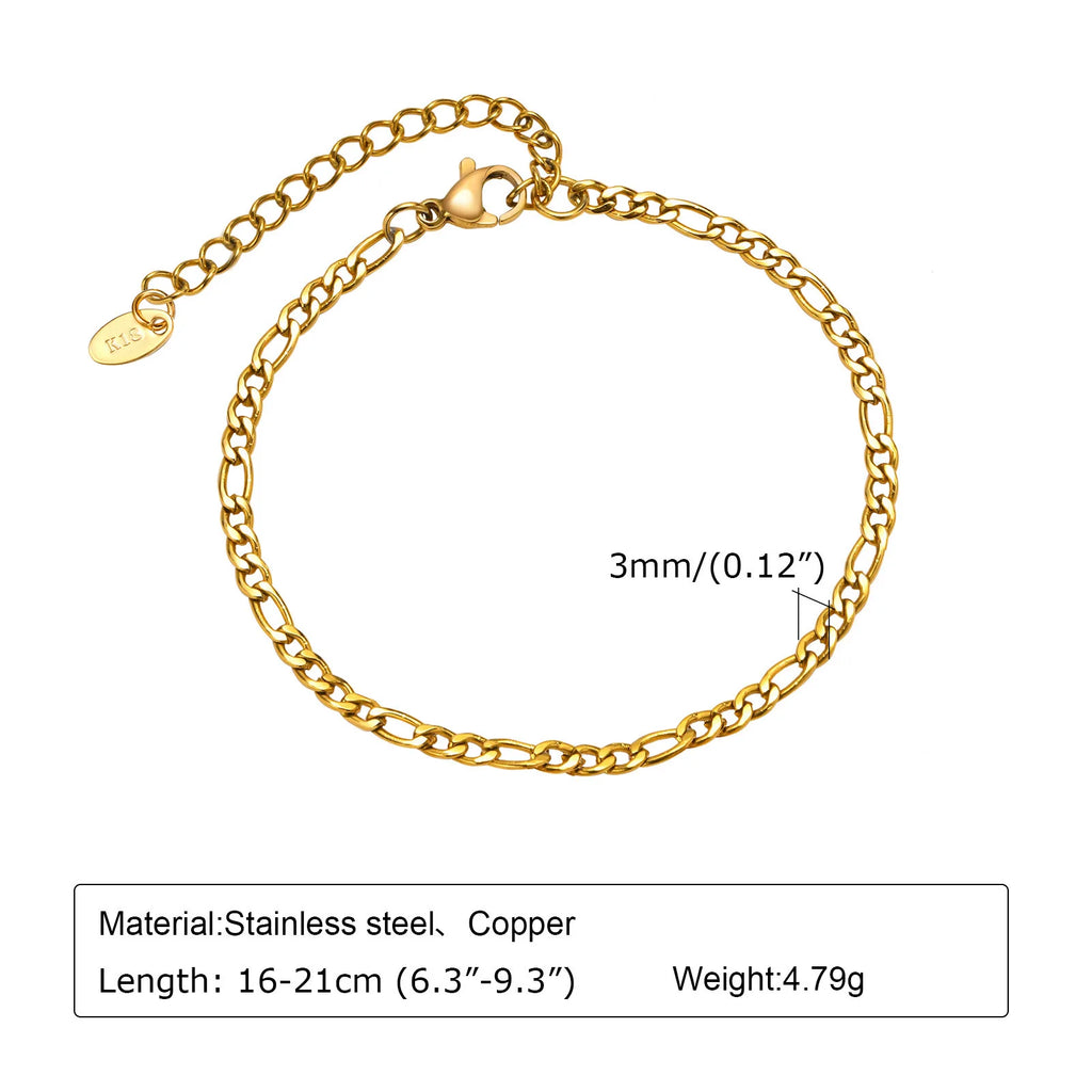 Alura Bracelets 
Waterproof Stainless Steel Chain Bracelets